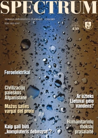 VU žurnalo SPECTRUM 10 numerio viršelis