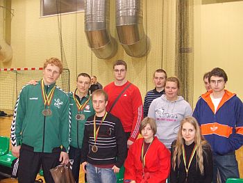 Sambo komanda po prizininkų apdovanojimo, nuotrauka R. Naužemio