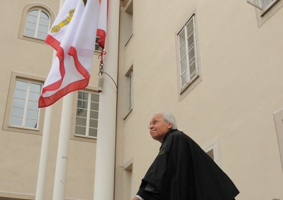 Vėliavos pakėlimo ceremonija 2010 m. V. Naujiko nuotr.