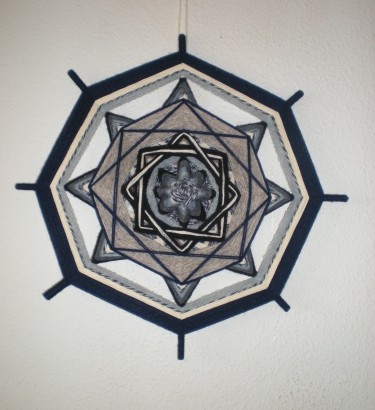Parodos autorės darbai. Mandala.