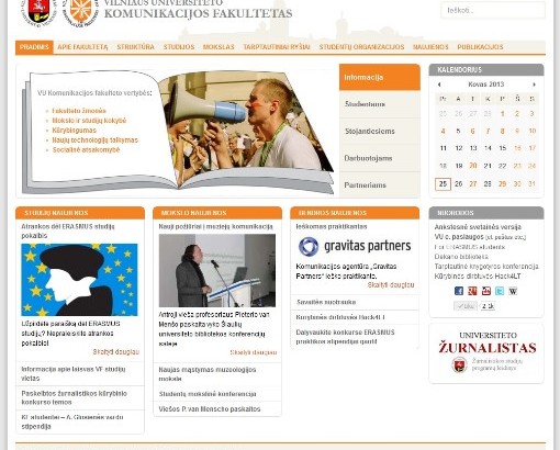 „Oranžinė – drąsi spalva, todėl ir elgtis su ja reikia drąsiai; ji tinka ne kiekvienam, bet Komunikacijos fakultetui – netgi labai, nes stimuliuoja protą, kūrybiškumą, skatina komunikaciją“, - teigia M. Bardauskas.