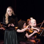 Solo partiją atlieka sopranas Ieva Gaidamavičiūtė. E. Kurausko nuotr.