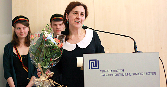 Geriausia politikos mokslų dėstytoja studentai išrinko doc. dr. I. Vinogradnaitę. RePublica nuotr.