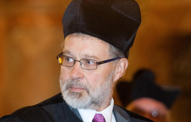 Vilniaus universiteto garbės daktaras prof. Jurijus Kuzmenko. Tomo Lukšio / „BNS Foto“ nuotrauka